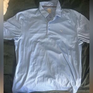 Callaway Sky Blue Patterned Button Down Shirt
